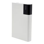 BY ��Х���Хåƥ꡼ 5000mAh 2�ݡ��� ������C ������A 12��å� 2.4����ڥ� USB Type-C Type-A 12W 2.4A LED���󥸥������� ������ Smart IC �ۥ磻�� iPhone ���ޥ� iPad R-LI050C12W01WH �饹���Хʥ�