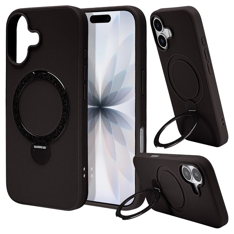 iPhone17 ������ ���С� �ϥ��֥�å� ZEROSAFE Shaft MagSafe�б� �ޥ��ͥåȽ��� �Ѿ׷�ۼ� MIL TPU�Х�ѡ������� PU�쥶�� ������դ� ��ɻ� �磻��쥹���� �֥�å� �����ե��� ���ޥۥ����� 8901IP5AZSBK �饹���Хʥ�