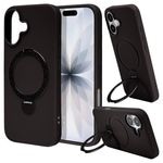 iPhone17  С ϥ֥å ZEROSAFE Shaft MagSafeб ޥͥåȽ Ѿ׷ۼ MIL TPUХѡ PU쥶 դ ɻ 磻쥹 ֥å ե ޥۥ 8901IP5AZSBK 饹Хʥ