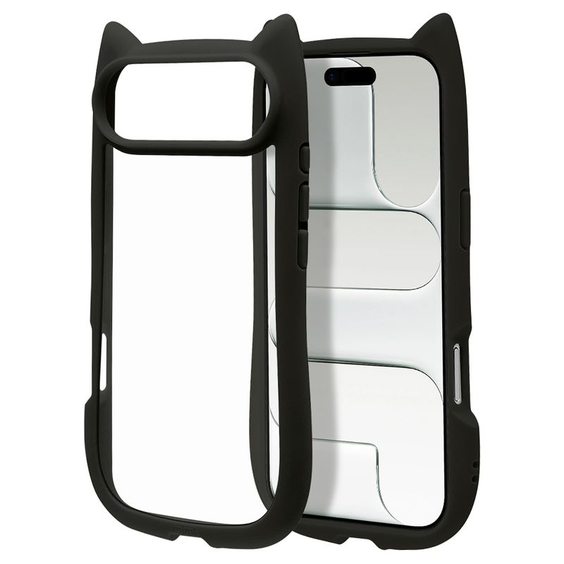 iPhone Air ������ ���С� �ϥ��֥�å� mimi ǭ�� �ͥ��ߥ� �ͤ��ߤ� ǭ �ͥ� �ͤ� �Ѿ׷�ۼ� MIL ���̥��ꥢ TPU�Х�ѡ������� �磻��쥹�����б� �֥�å� �����ե��� ���ޥۥ����� 9075IP5CHPBK �饹���Хʥ�