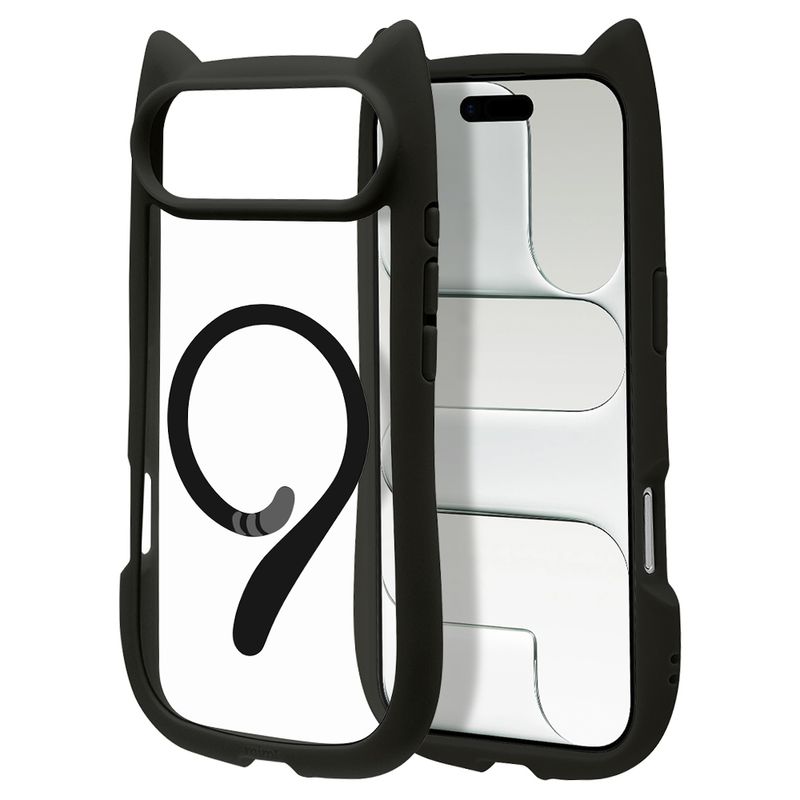 iPhone Air ������ ���С� �ϥ��֥�å� MagSafe�б� �ޥ��ͥåȽ��� mimi ǭ�� �ͥ��ߥ� �ͤ��ߤ� �Ѿ׷� MIL ���̥��ꥢ TPU�Х�ѡ������� �磻��쥹���� �֥�å� �����ե��� ���ޥۥ����� 9078IP5CHPMBK �饹���Хʥ�