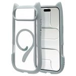 iPhone Air  С ϥ֥å MagSafeб ޥͥåȽ mimi ǭ ͥߥ ͤߤ Ѿ׷ MIL ̥ꥢ TPUХѡ 磻쥹 ⡼֥롼 ե ޥۥ 9080IP5CHPMSBL 饹Хʥ