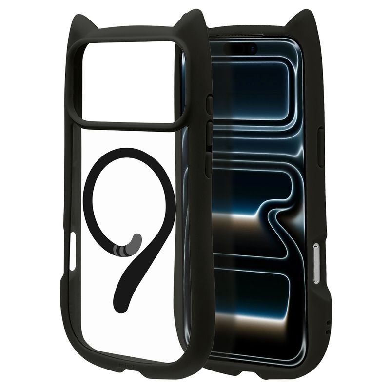 iPhone17 Pro Max ������ ���С� �ϥ��֥�å� MagSafe�б� �ޥ��ͥåȽ��� mimi ǭ�� �ͥ��ߥ� �ͤ��ߤ� �Ѿ׷� MIL ���̥��ꥢ TPU�Х�ѡ������� �磻��쥹���� �֥�å� �����ե��� ���ޥۥ����� 9110IP5DHPMBK �饹���Хʥ�