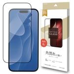 L iPhone17 ���饹�ե���� �����ݸ� ����� ��Ʃ�� ���ꥢ �ѳ�줷�ʤ� 0.33mm ����10H ���եȥե졼�� ��ñŽ���դ� �֥�å� �����ե��� �ݸ�ե���� L-SG4868IP5A �饹���Хʥ�