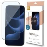 L iPhone17 Pro ���饹�ե���� �����ݸ� �֥롼�饤�ȥ��å� ����� �ѳ�줷�ʤ� 0.33mm ����10H ���եȥե졼�� ��ñŽ���դ� �֥�å� �����ե��� �ݸ�ե���� L-SE4937IP5B �饹���Хʥ�