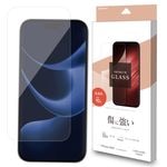 L iPhone17 Pro ���饹�ե���� ʿ���ݸ� ����� ��Ʃ�� ���ꥢ ���˶��� 0.33mm ����10H ��ñŽ���դ� �����ե��� �ݸ�ե���� L-GST4941IP5B �饹���Хʥ�