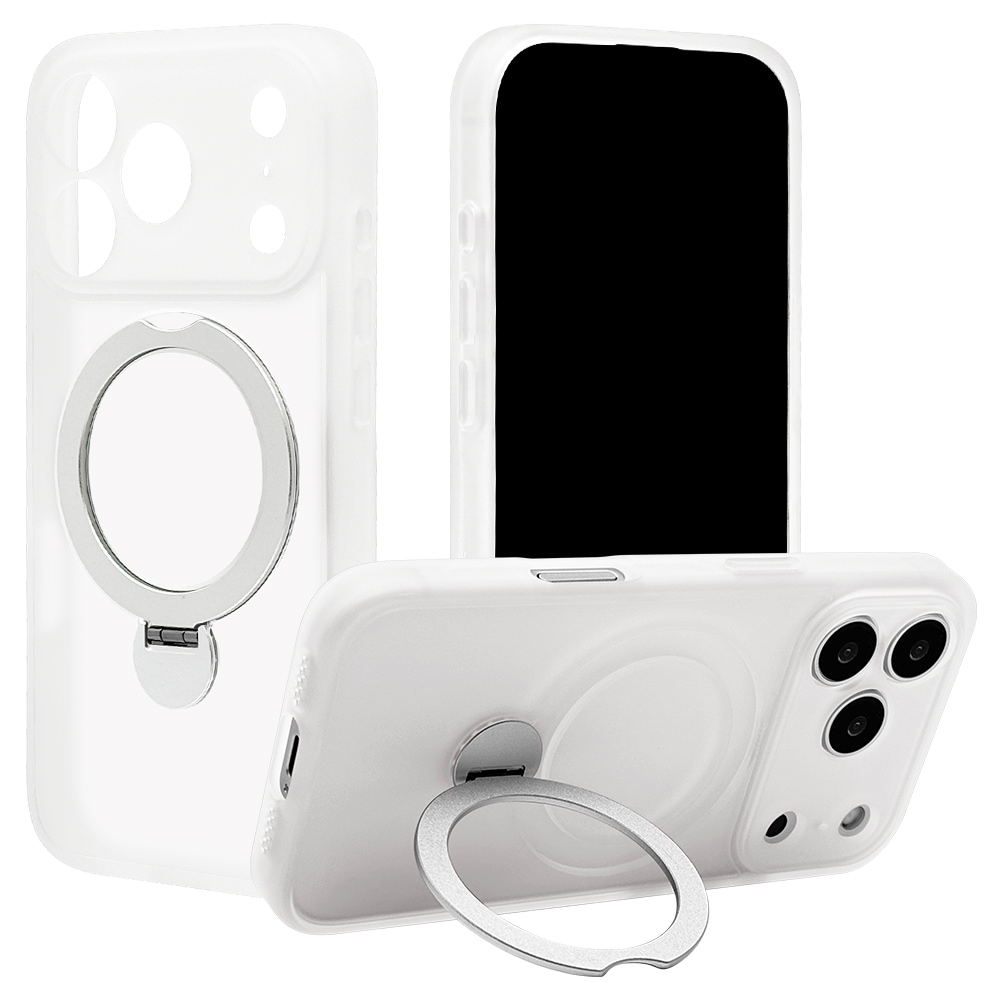 BY iPhone17 Pro ケース カバー ハイブリッド ZEROSAFE Shaft MagSafe