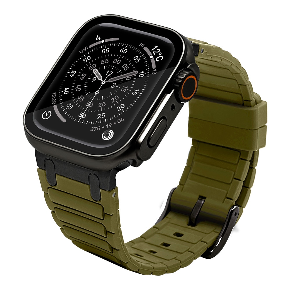 Apple Watch 49mm 46mm 45mm 44mm ULTRA style silicon band1 ウルトラ