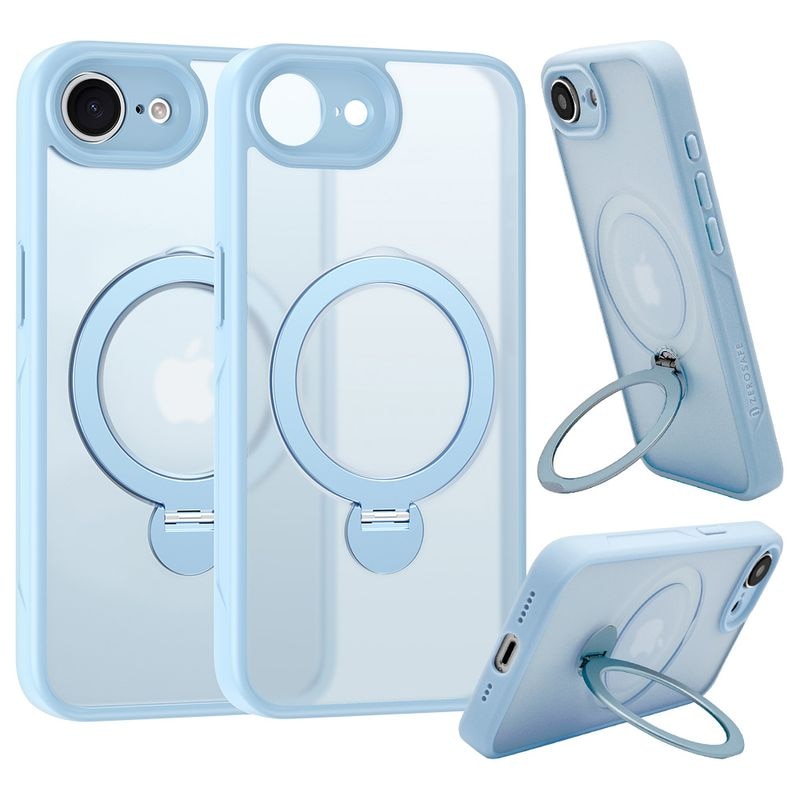 iPhone17e 16e ������ ���С� �ϥ��֥�å� ZEROSAFE Shaft MagSafe�б� �Ѿ׷�ۼ� MIL���� TPU�Х�ѡ������� ����դ� ��ɻ� �磻��쥹���� �ե����ȥ֥롼 �����ե��� ���ޥۥ����� 9452IP6EZSFBL �饹���Хʥ�