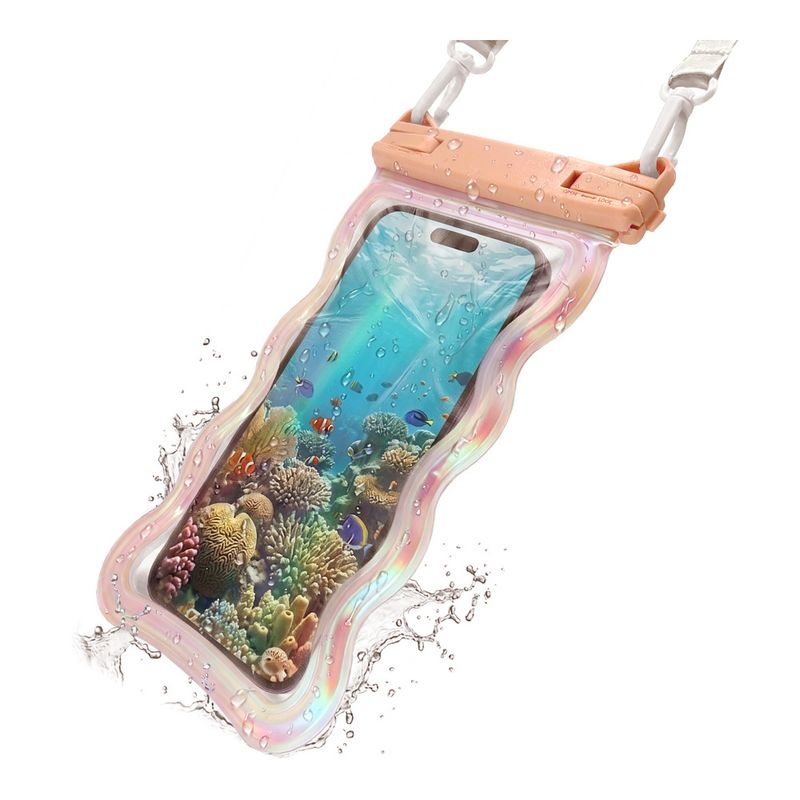 ���ޥ� �ɿ奱���� IP68 �����������ȥ�å��� WAVECASE �������� ���ޡ��ȥե��� �������饫�顼 �� ������ �ס��� ��Ϥ ��ʪ���� ���襤�� �礭�� iPhone Android ��������ԥ� RFRWPF09WAPK �饹���Хʥ�
