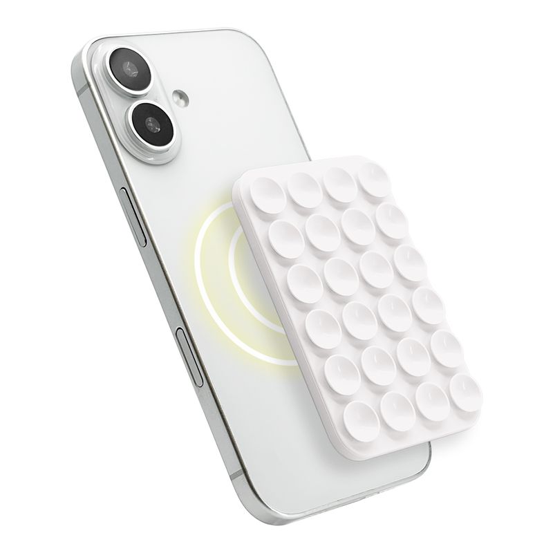 pitakko �ͳѥ����� MagSafe�б� ���ץ��ޥۥ����� ���ץ��ꥳ�󥷡��� �ޥ��ͥåȤǤ餯�餯���� ���ޥ� Android iPhone ���ޥ۸��� ���å��� ���̽� �ɥ�å��� �ۥ磻�� RMST01WH �饹���Хʥ�