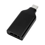 ���ޥ��� USB Type-C - HDMI �Ѵ������ץ� ����ѥ��ȥ����� Type-C to HDMI ��˥� ���� ư�襢�ץ��б� �֥�å� RHECH01BK �饹���Хʥ�