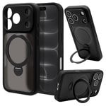 iPhone18 Pro 17 Pro ������ ���С� �ϥ��֥�å� ZEROSAFE Shaft �˸��ݸ� MagSafe�б� �ޥ��ͥåȽ��� �Ѿ׷� MIL �ޥå� TPU�Х�ѡ������� ����դ� �ե����ȥ֥�å� �����ե��� ���ޥۥ����� 9595IP6BZSFBK �饹���Хʥ�