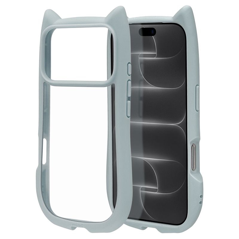 iPhone18 Pro 17 Pro ������ ���С� �ϥ��֥�å� mimi ǭ�� �ͥ��ߥ� �ͤ��ߤ� ǭ �ͥ� �ͤ� �Ѿ׷�ۼ� MIL���� ���̥��ꥢ TPU�Х�ѡ������� �磻��쥹���� ���⡼�����֥롼 �����ե��� ���ޥۥ����� 9639IP6BHPSBL �饹���Хʥ�