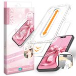 iPhone18 Pro 17 Pro ���饹�ե���� ����� ��Ʃ�� ���ꥢ Mignu ���饹�˥ᥤ�����Ĥ��ˤ��� 0.33mm ����10H Ž�ճ�̿ �ִ�Ž�� �����ե��� �ݸ�ե���� MTK5421IP6B �饹���Хʥ�