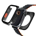 Apple Watch SE ��3���� SE ��2���� SE 40mm ���饹�ե���� ������ ���С� �ϥ��֥�å� ����� ��Ʃ�� �֥�å� BK PC+GLASS ���饹���η��ץ��ƥ����� ɽ�̹���8H ���åץ륦���å� GHB5570AW40 �饹���Хʥ�