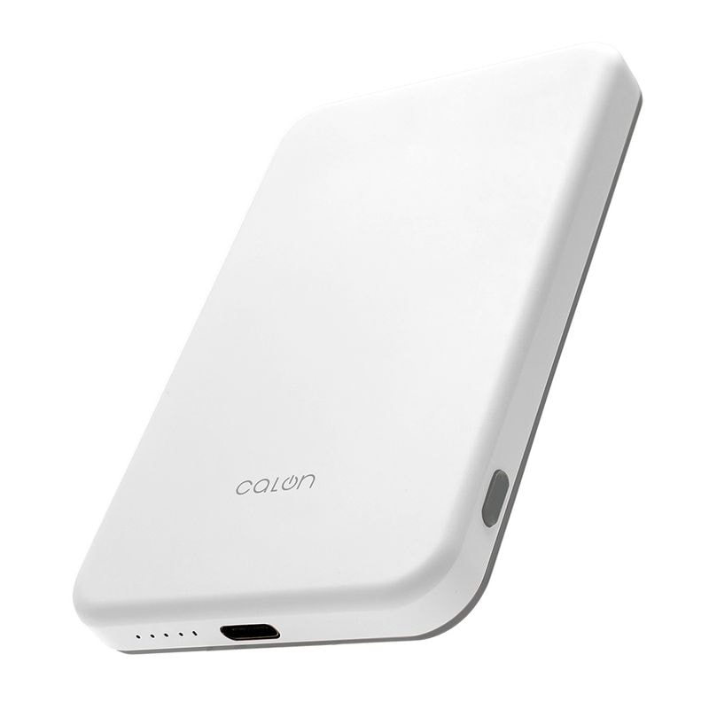 ��������� �磻��쥹��Х���Хåƥ꡼ �ޥ��ͥå� �磻��쥹���� 5000mAh calon USB Type-C ��ñ���� ���� ������ ���� ����ѥ��� 2��Ʊ������ Ⱦ�������� ����� Ⱦ���� �ۥ磻�� iPhone ���ޡ��ȥե��� ������ RLI050WCC20W02WH �饹���Хʥ�