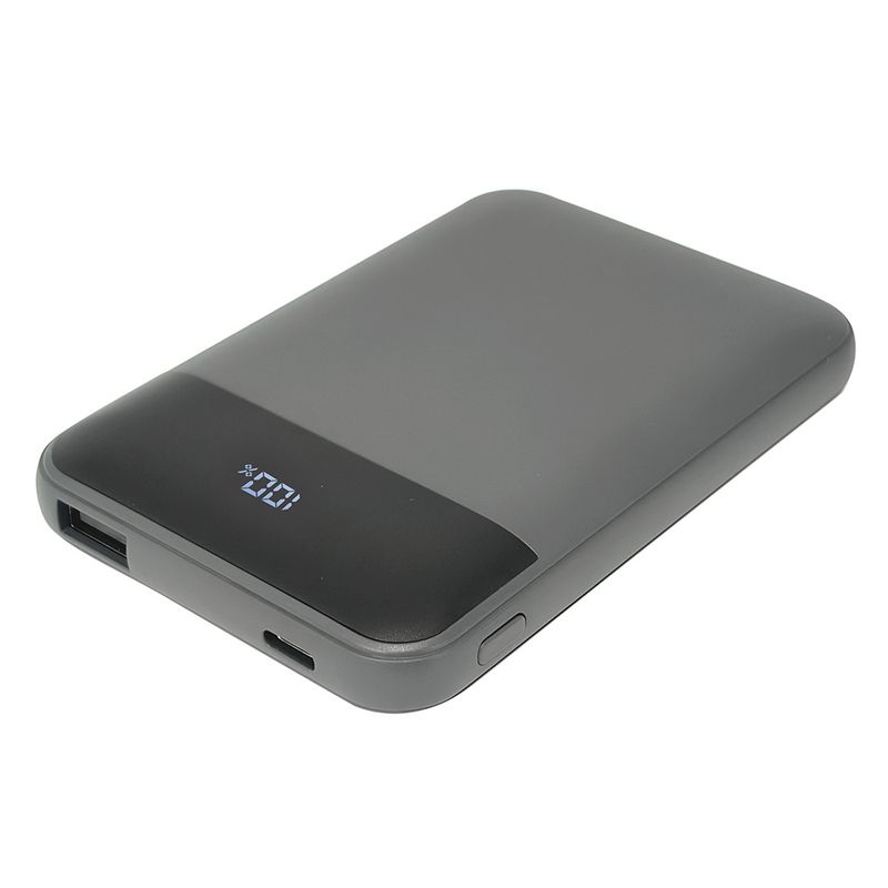Ĺ��̿ ���� ��������� Ⱦ�������� ����� Ⱦ���� ��Х���Хåƥ꡼ 5000mAh 2�ݡ��� ������C 20��å� ������A 3����ڥ� USB Type-C 20W Type-A 3A PD Power Delivery ���㥳���륰�졼 iPhone ���ޥ� iPad RLI050C20W05CGRY �饹���Хʥ�