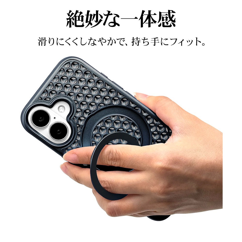 iPhone16 ������ ���С� �ϥ��֥�å� ZEROSAFE Mesh MagSafe�б� �Ѿ׷�ۼ� MIL���� TPU�Х�ѡ������� ����դ� ��å��� ��ɻ� �ߥåɥʥ��� �����ե��� ���ޥۥ����� 8302IP461ZSFMMN �饹���Хʥ�