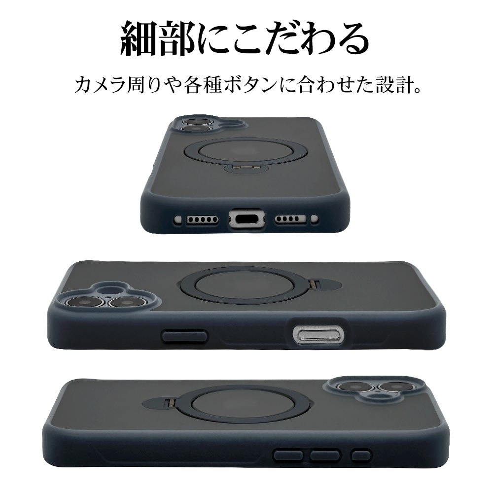 iPhone16 Plus  С ϥ֥å ZEROSAFE Shaft MagSafeб ˸ݸ Ѿ׷ۼ MIL ޥå TPUХѡ դ ɻ եȥͥӡ ե ޥۥ 8323IP467ZSFSLNV 饹Хʥ