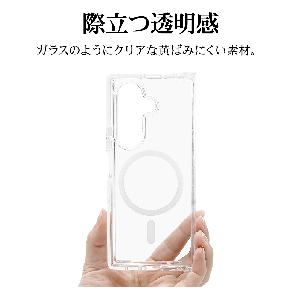 Galaxy Z Fold7 SC-56F SCG34 ケース カバー ハイブリッド マグネット