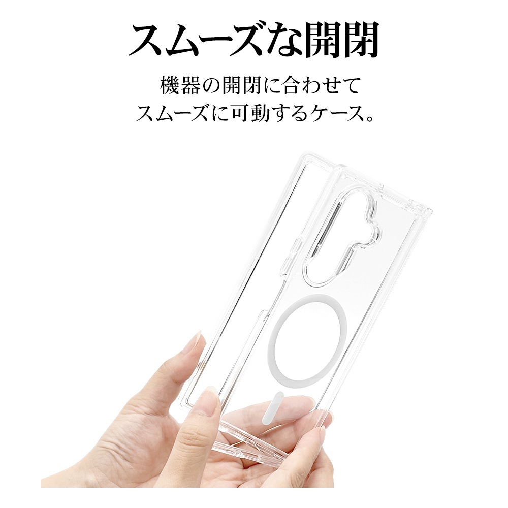 Galaxy Z Fold7 SC-56F SCG34 ������ ���С� �ϥ��֥�å� �ޥ��ͥåȽ��� ���ꥢ Ʃ�� TPU�Х�ѡ������� �磻��쥹�����б� ����饯���� ���å� �ե������ ���ޥۥ����� 9160GZFO7HPMCL �饹���Хʥ�