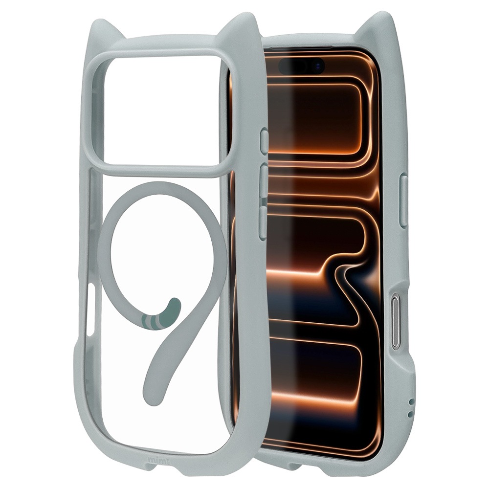 iPhone17 Pro ������ ���С� �ϥ��֥�å� MagSafe�б� �ޥ��ͥåȽ��� mimi ǭ�� �ͥ��ߥ� �ͤ��ߤ� �Ѿ׷� MIL ���̥��ꥢ TPU�Х�ѡ������� �磻��쥹���� ���⡼�����֥롼 �����ե��� ���ޥۥ����� 9020IP5BHPMSBL �饹���Хʥ�