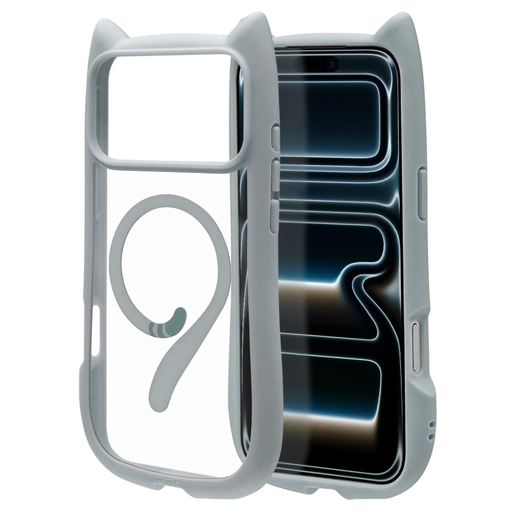 iPhone17 Pro Max  С ϥ֥å MagSafeб ޥͥåȽ mimi ǭ ͥ ͤߤ Ѿ׷ MIL ̥ꥢ TPUХѡ 磻쥹 ⡼֥롼 ե ޥۥ 9112IP5DHPMSBL 饹Хʥ