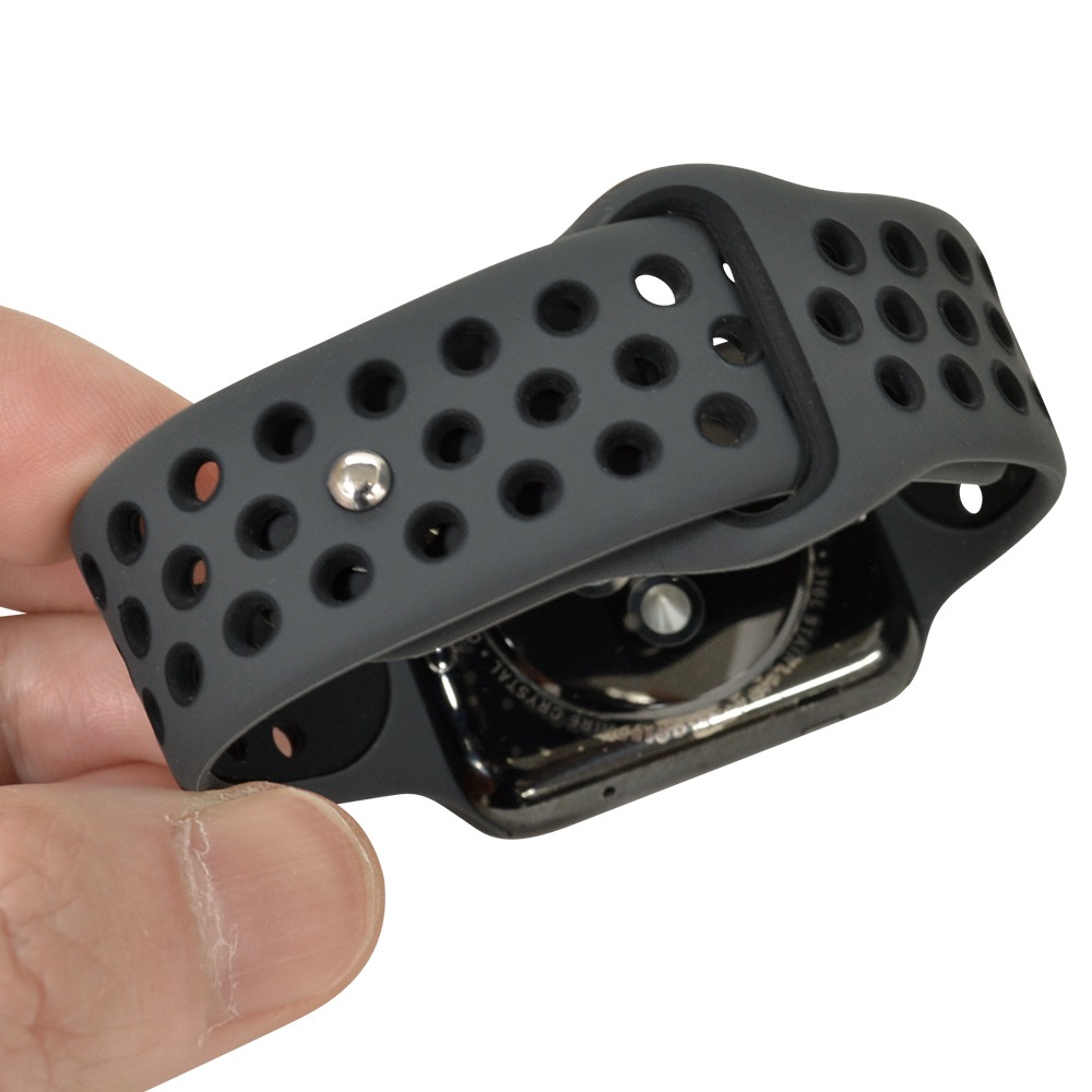 Apple Watch �Х�� Series10 Series9 Series8 Series7 Series6 Series5 Series4 Series3 SE��2���� SE 41mm 40mm 38mm ���ꥳ�� ����������ɥ����� BK ���åץ륦���å� RBLAW4001BK