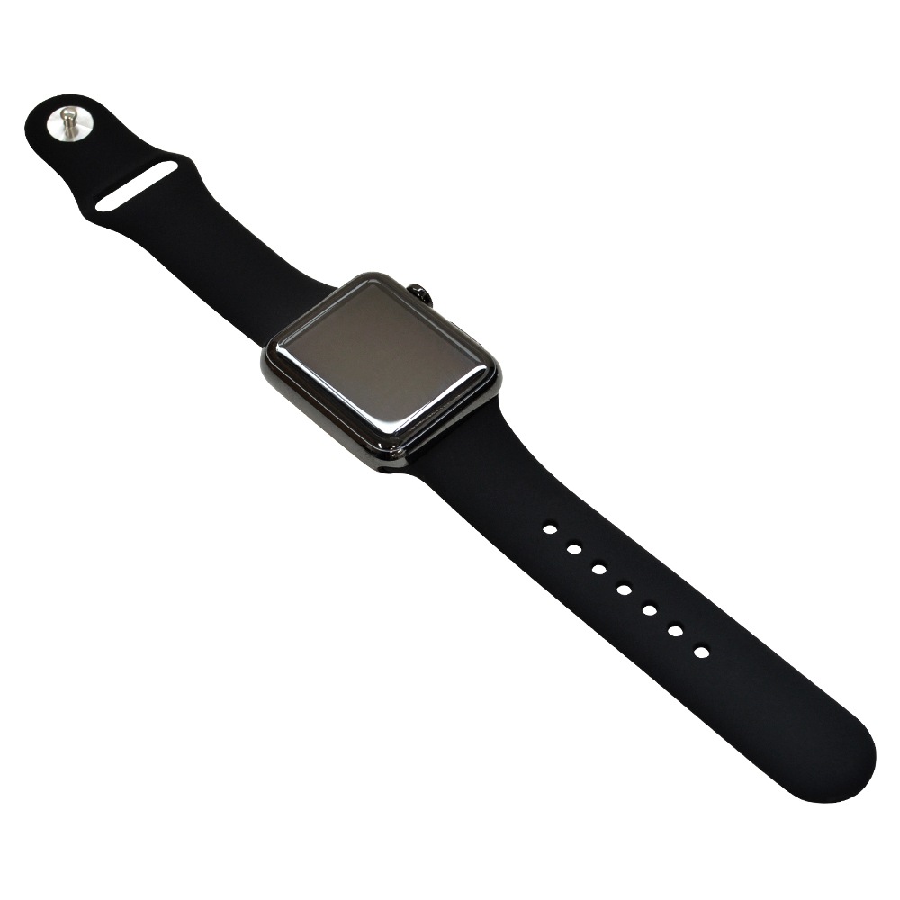 Apple Watch �Х�� Series10 Series9 Series8 Series7 Series6 Series5 Series4 Series3 SE��2���� SE 41mm 40mm 38mm ���ꥳ�� ����������ɥ����� BK ���åץ륦���å� RBLAW4001BK