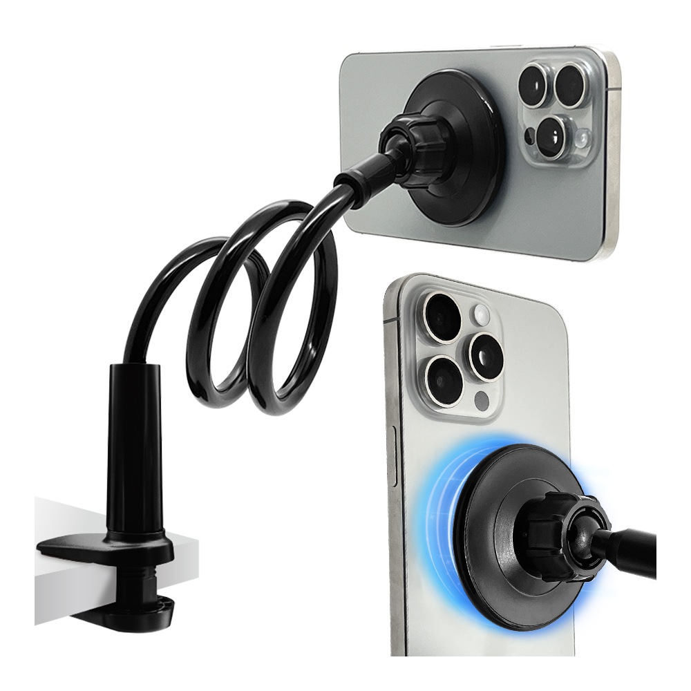 �ե쥭���֥륢���ॹ����� MagSafe�б� �ޥ������� �ޥ��ͥå� ��ñ��æ �����ץ����� �֥�å� iPhone Android ���ޥ� ���ޡ��ȥե��� RSTAND06BK �饹���Хʥ�