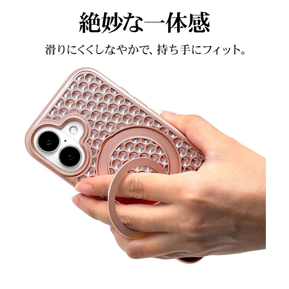 iPhone16 ������ ���С� �ϥ��֥�å� ZEROSAFE Mesh MagSafe�б� �Ѿ׷�ۼ� MIL���� TPU�Х�ѡ������� ����դ� ��å��� ��ɻ� �ԥ� �����ե��� ���ޥۥ����� 8303IP461ZSFMPK �饹���Хʥ�