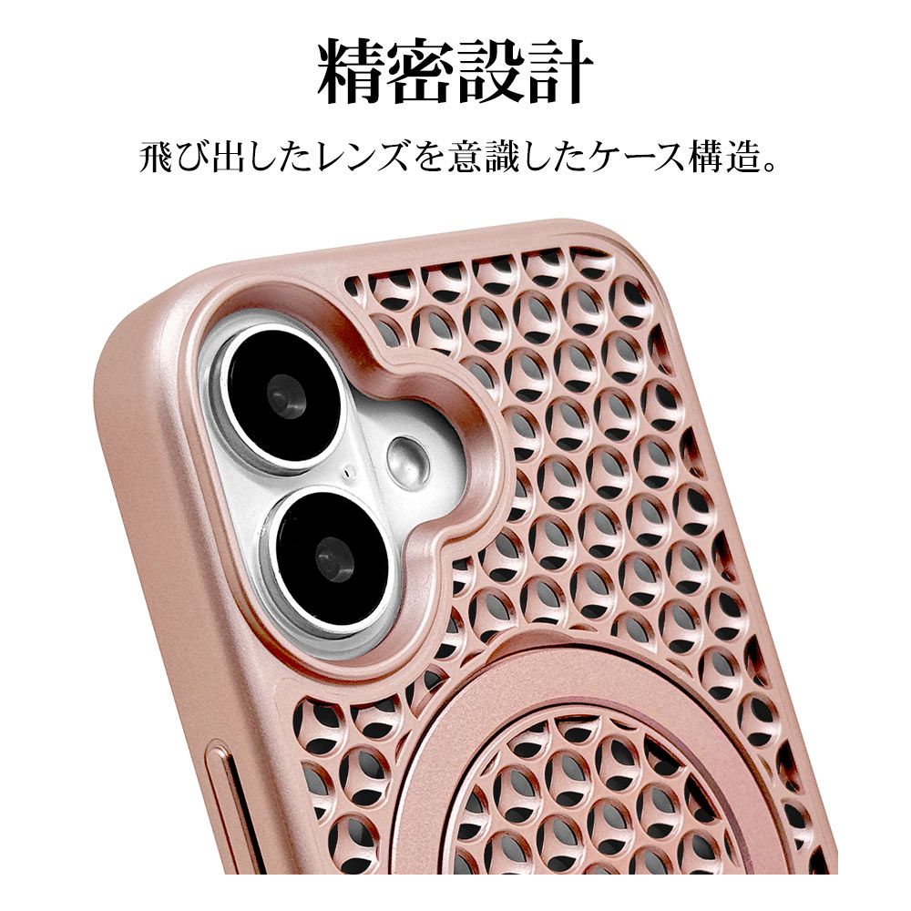 iPhone16 ������ ���С� �ϥ��֥�å� ZEROSAFE Mesh MagSafe�б� �Ѿ׷�ۼ� MIL���� TPU�Х�ѡ������� ����դ� ��å��� ��ɻ� �ԥ� �����ե��� ���ޥۥ����� 8303IP461ZSFMPK �饹���Хʥ�