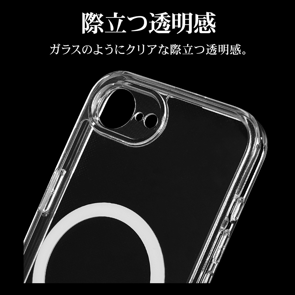 iPhone 16e  С ϥ֥å MagSafeб RHINOX 饤Υå ˸ݸ ̩߷ Ѿ׷ۼ MIL ꥢ ɽ̹5H TPUХѡ 磻쥹 ե ޥۥ 9130IP5EHALCL 饹Хʥ