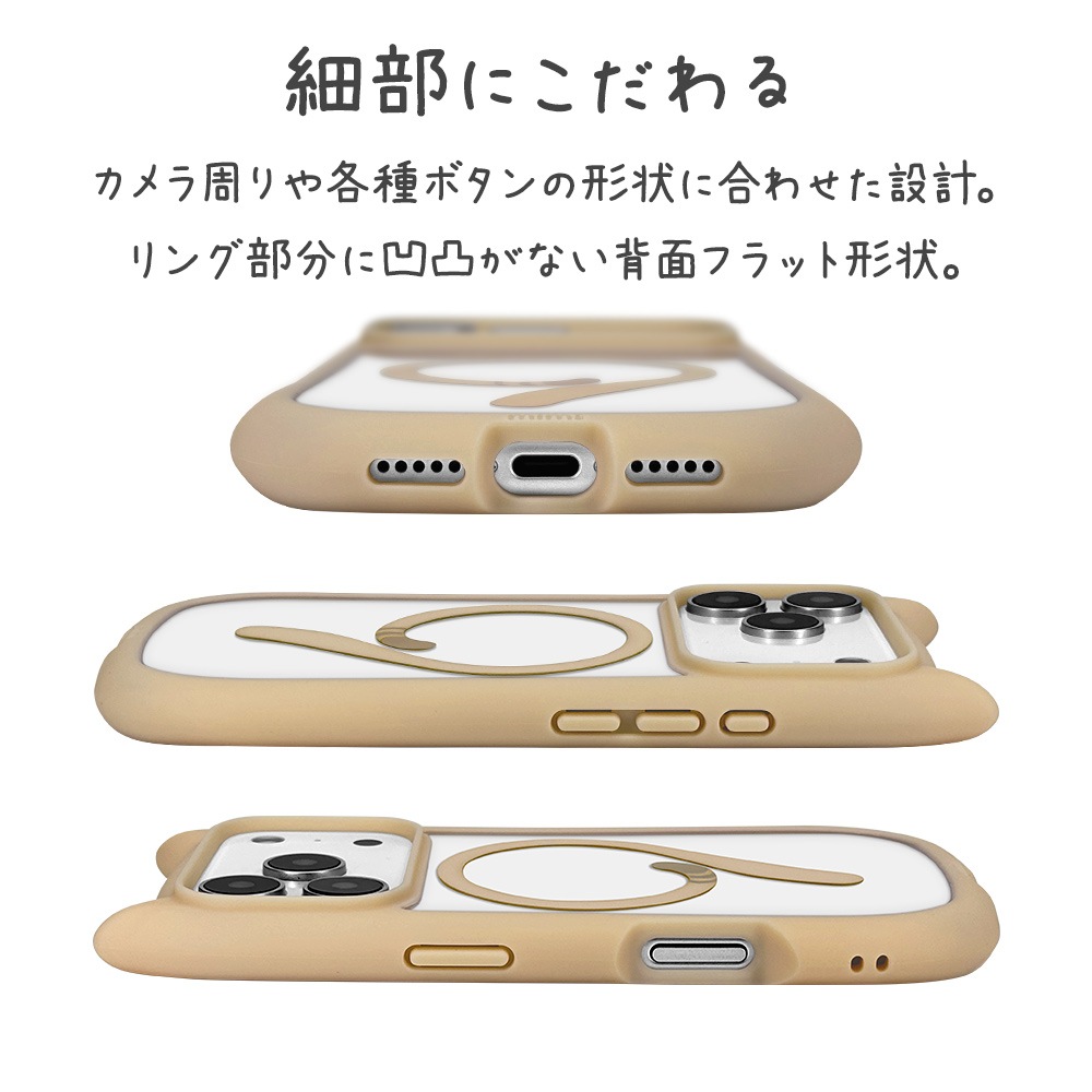 iPhone17 Pro ������ ���С� �ϥ��֥�å� MagSafe�б� �ޥ��ͥåȽ��� mimi ǭ�� �ͥ��ߥ� �ͤ��ߤ� �Ѿ׷�ۼ� MIL ���̥��ꥢ TPU�Х�ѡ������� �磻��쥹���� �ȡ��� �����ե��� ���ޥۥ����� 9178IP5BHPMTA �饹���Хʥ�