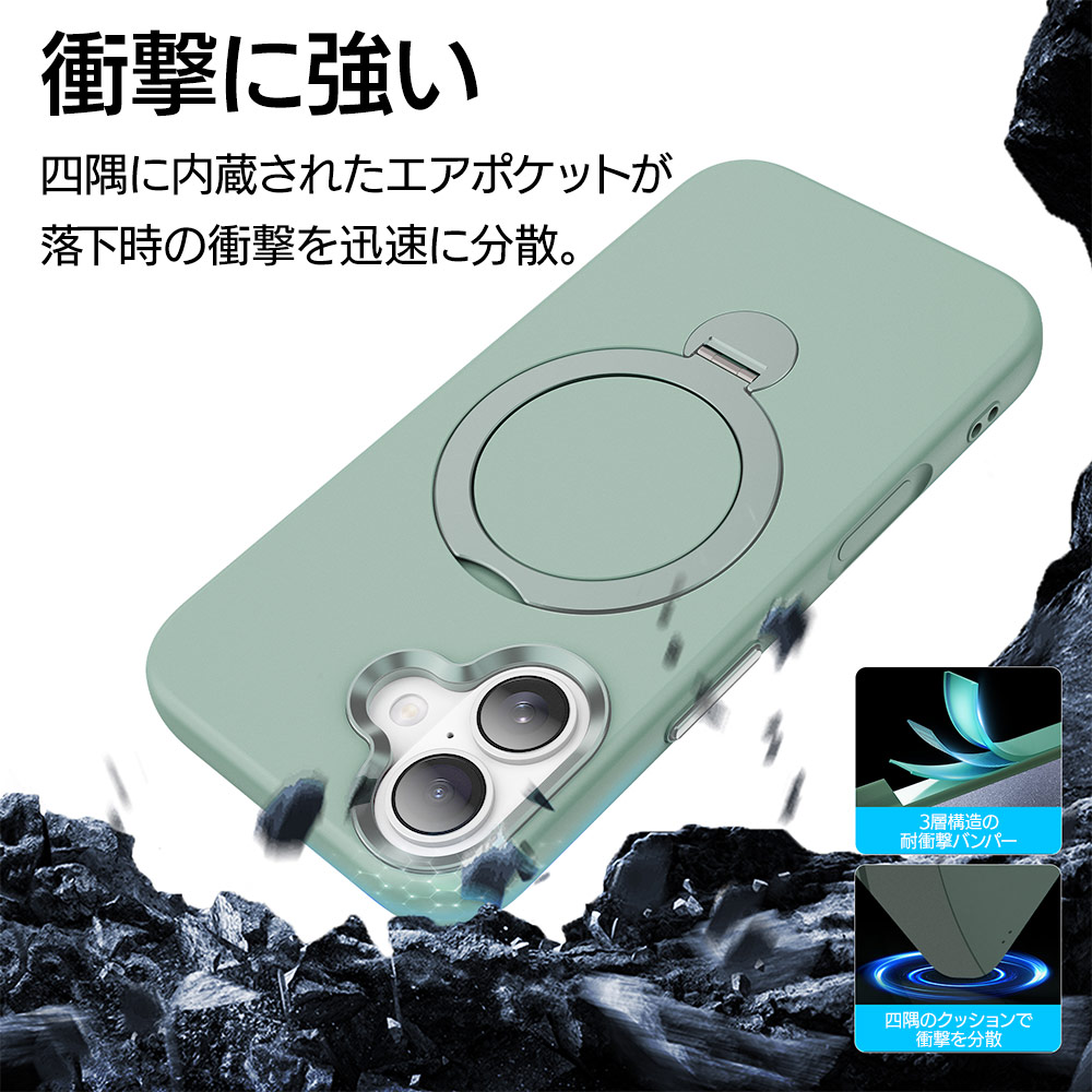 iPhone16 ������ ���С� �ϥ��֥�å� ZEROSAFE Mellow MagSafe�б� �ޥ��ͥåȽ��� �Ѿ׷�ۼ� MIL���� �ޥå� TPU�Х�ѡ������� ����դ� ��ɻ� �磻��쥹���� �֥�å� �����ե��� ���ޥۥ����� 9400IP461ZSMBK �饹���Хʥ�