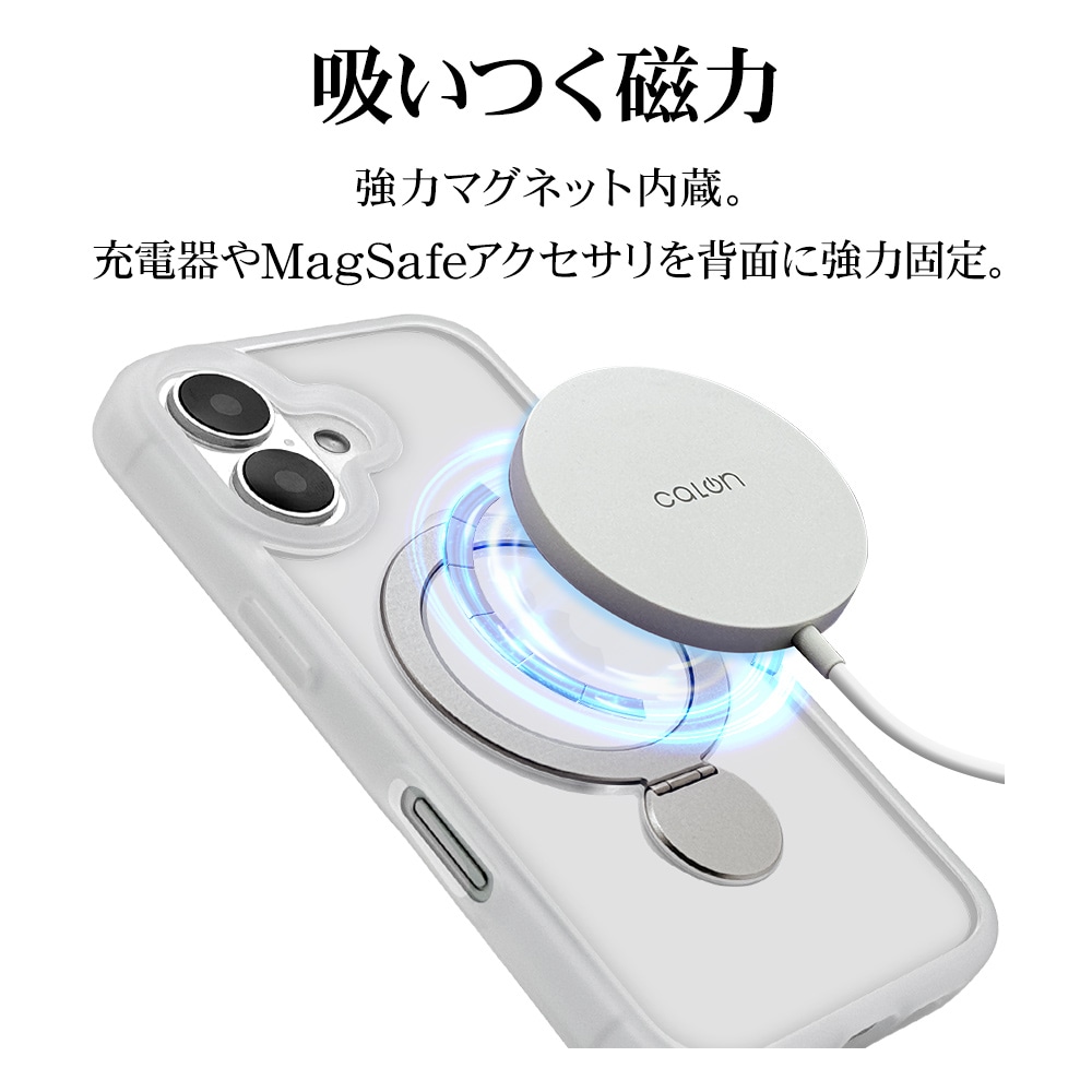 iPhone16 ������ ���С� �ϥ��֥�å� ZEROSAFE Shaft MagSafe�б� �Ѿ׷�ۼ� MIL���� ���ꥢ TPU�Х�ѡ������� ����դ� ��ɻ� �ۥ磻�� �����ե��� ���ޥۥ����� 8304IP461ZSFSWH �饹���Хʥ�