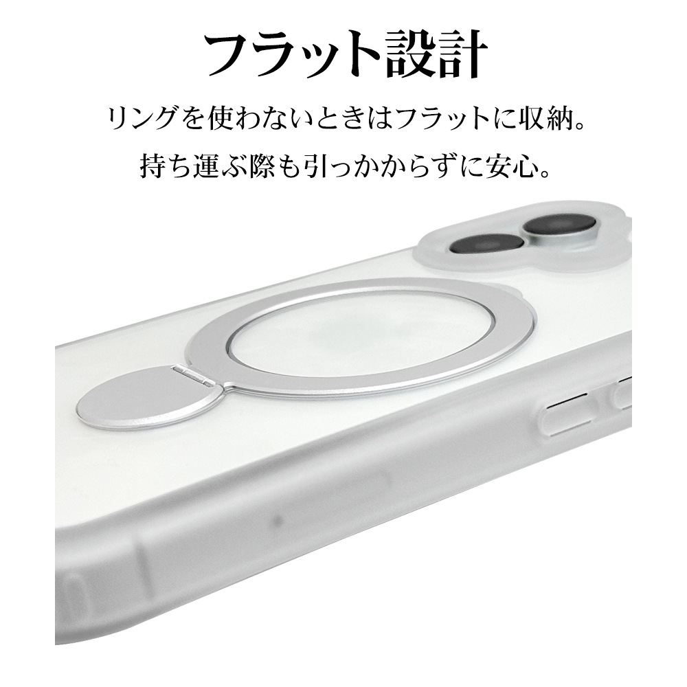 【新品同様】iPhone 16 ホワイト 128GB MagSafeケース付き iPhone 16 Plus ケース クリア MagSafe対応 iPhone16Plus アイフォン