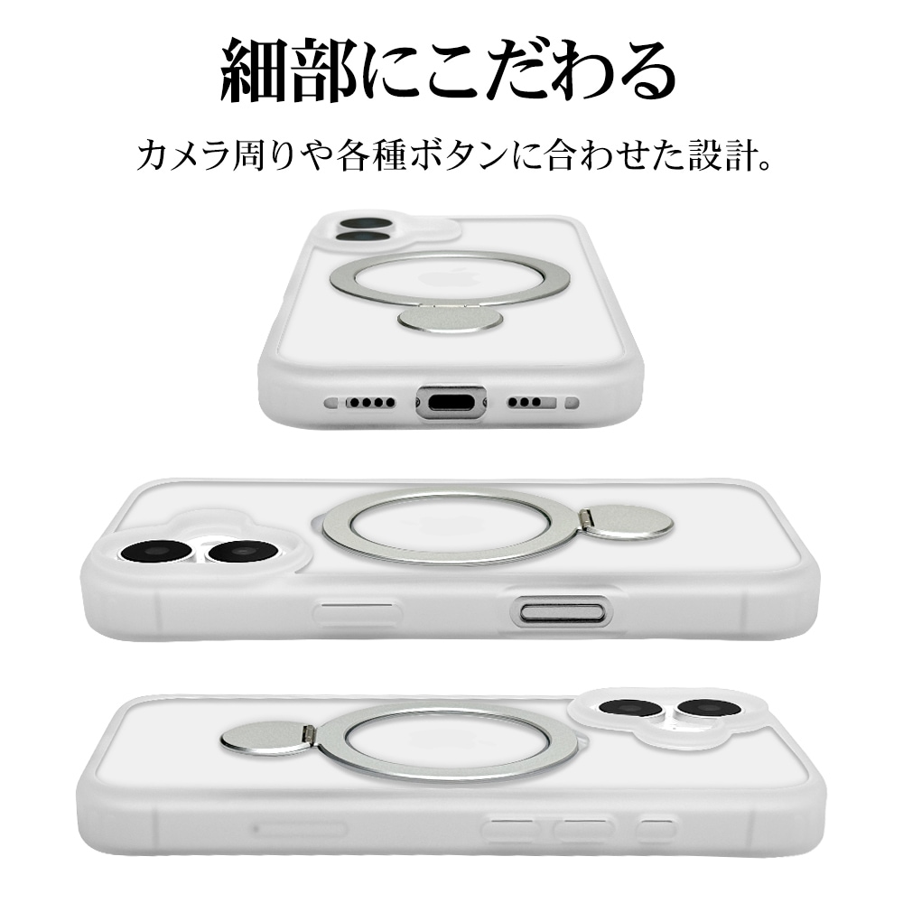 iPhone16 ������ ���С� �ϥ��֥�å� ZEROSAFE Shaft MagSafe�б� �Ѿ׷�ۼ� MIL���� ���ꥢ TPU�Х�ѡ������� ����դ� ��ɻ� �ۥ磻�� �����ե��� ���ޥۥ����� 8304IP461ZSFSWH �饹���Хʥ�