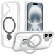 iPhone16 ������ ���С� �ϥ��֥�å� ZEROSAFE Shaft MagSafe�б� �Ѿ׷�ۼ� MIL���� ���ꥢ TPU�Х�ѡ������� ����դ� ��ɻ� �ۥ磻�� �����ե��� ���ޥۥ����� 8304IP461ZSFSWH �饹���Хʥ�