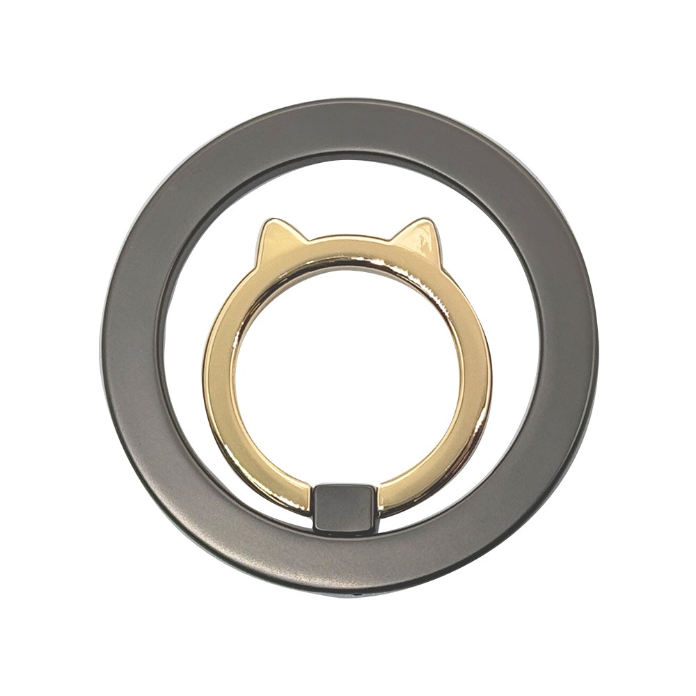 �ޥ��ͥå� ���ޥ� ��� ǭ�� �� ���ޥۥ�� NEKO no MAGNET RING MagSafe�б� �ޥ��ͥåȥ����� ��곰����ǽ ������� �磻��쥹���� ���ϼ��� ��ɻ� �֥�å��ߥ������ ���ޥ� ���֥�å� RMRNG02BKGD �饹���Хʥ�