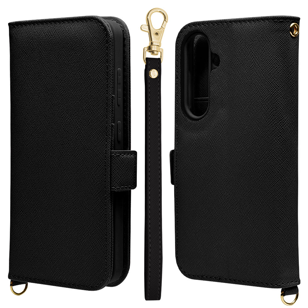 Galaxy S25 SC-51F SCG31 ������ ���С� ��Ģ�� ���������� ������ɵ�ǽ �ϥ�ɥ��ȥ�å��դ� �֥�å� ����饯���� S25 ���ޥۥ����� 8740GS25BHSBK �饹���Хʥ�