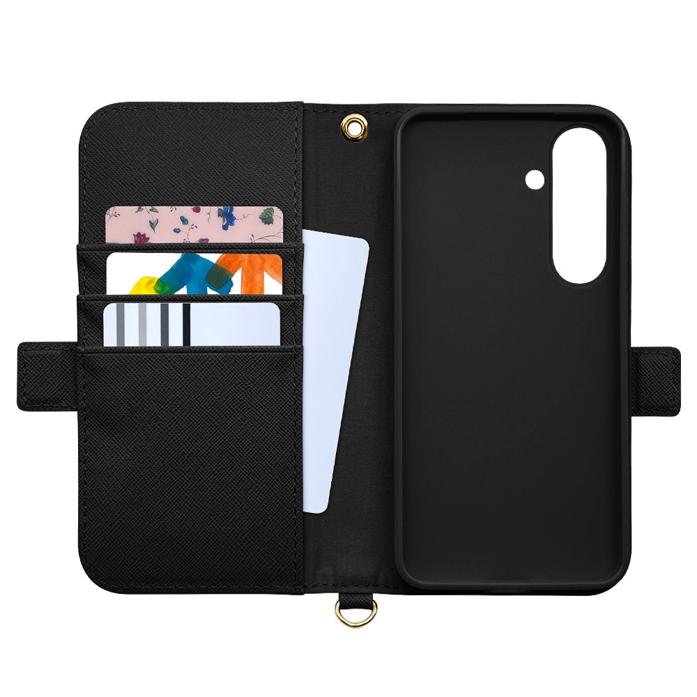 Galaxy S25 SC-51F SCG31 ������ ���С� ��Ģ�� ���������� ������ɵ�ǽ �ϥ�ɥ��ȥ�å��դ� �֥�å� ����饯���� S25 ���ޥۥ����� 8740GS25BHSBK �饹���Хʥ�