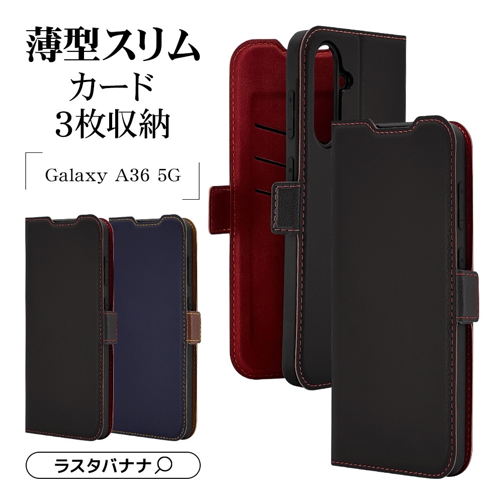 Galaxy A36 5G SC-54F  С Ģ  Ѿ׷ۼ  ɵǽ slim Fit ɥޥͥå ͥӡߥ֥饦 饯 ޥۥ 8452GA36BSMNVB 饹Хʥ