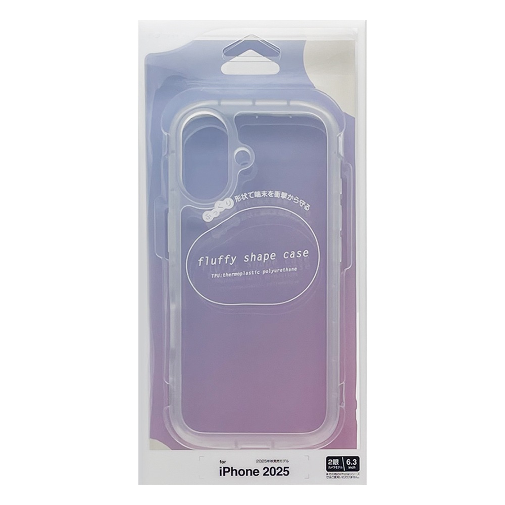 iPhone17 ������ ���С� ���եȥ����� TPU fluffy shape case �Ѿ׷�ۼ� ���� ��� 2.5mm �פä��� ���ȥ�åץۡ��� �ۥ磻�� �����ե��� ���ޥۥ����� 8927IP5ATPWH �饹���Хʥ�