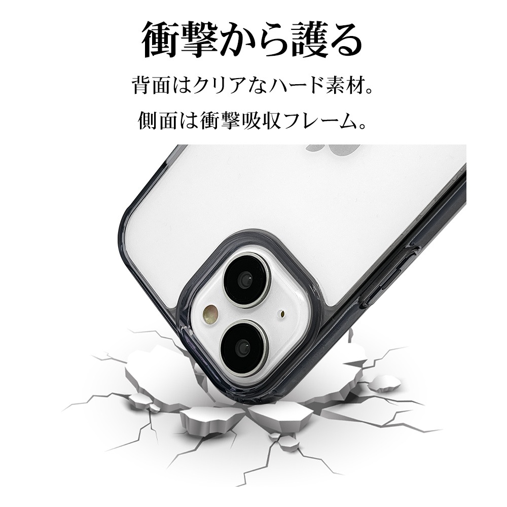 iPhone15 14 13 ケース カバー ハイブリッド Burali 耐衝撃吸収
