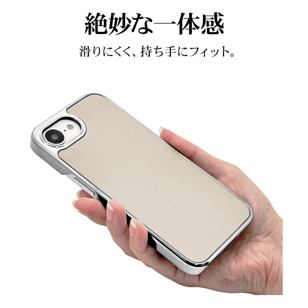 iPhone17e 16e ������ ���С� �ϡ��� �᥿��ե졼�� ���� ���̥쥶�� �磻��쥹�����б� �ۥ磻�� �����ե��� ���ޥۥ����� 8686IP5EPCWH �饹���Хʥ�