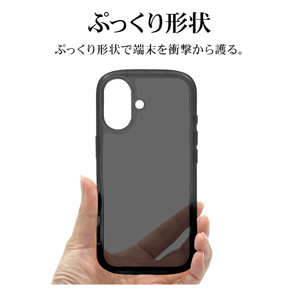 iPhone17 ������ ���С� ���եȥ����� TPU fluffy shape case �Ѿ׷�ۼ� ���� ��� 2.5mm �פä��� ���ȥ�åץۡ��� �֥�å� �����ե��� ���ޥۥ����� 8928IP5ATPBK �饹���Хʥ�