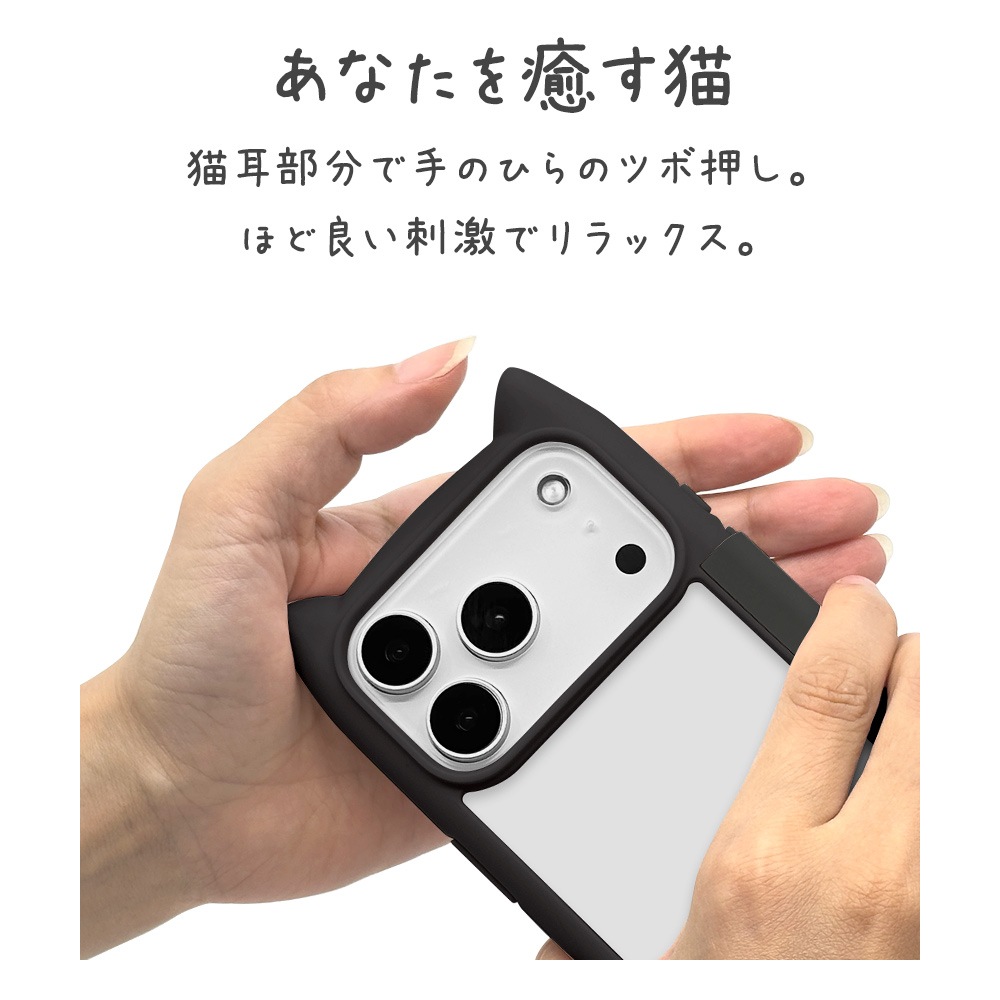 iPhone17 Pro ������ ���С� ��Ģ�� �ϥ��֥�å� �ե��դ� mimi ǭ�� �ͥ��ߥ� �Ѿ׷� MIL ���̥��ꥢ TPU�Х�ѡ������� ���������� �磻��쥹���� �֥�å� �����ե��� ���ޥۥ����� 9181IP5BBHPBK �饹���Хʥ�