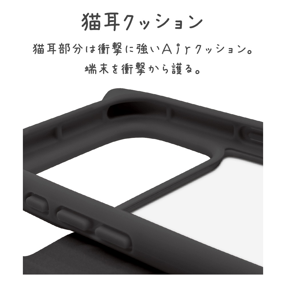 iPhone17 Pro ������ ���С� ��Ģ�� �ϥ��֥�å� �ե��դ� mimi ǭ�� �ͥ��ߥ� �Ѿ׷� MIL ���̥��ꥢ TPU�Х�ѡ������� ���������� �磻��쥹���� �֥�å� �����ե��� ���ޥۥ����� 9181IP5BBHPBK �饹���Хʥ�